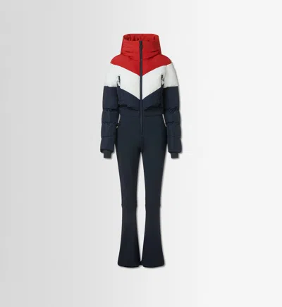 Fusalp Kira Tech Down Ski Suit In Marin Racing