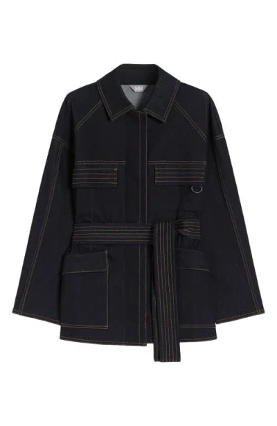Mm By Max Mara West Belted Jacket In Multi