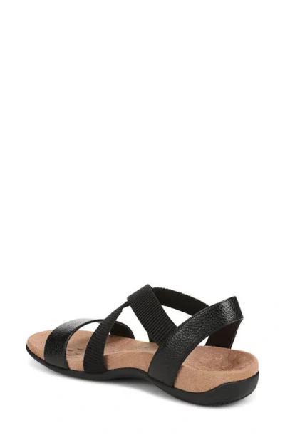 Vionic Raina Slingback Sandal In Black
