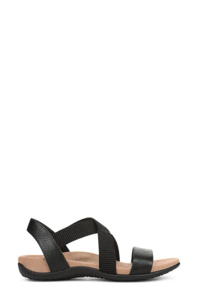Vionic Raina Slingback Sandal In Black