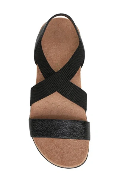 Vionic Raina Slingback Sandal In Black