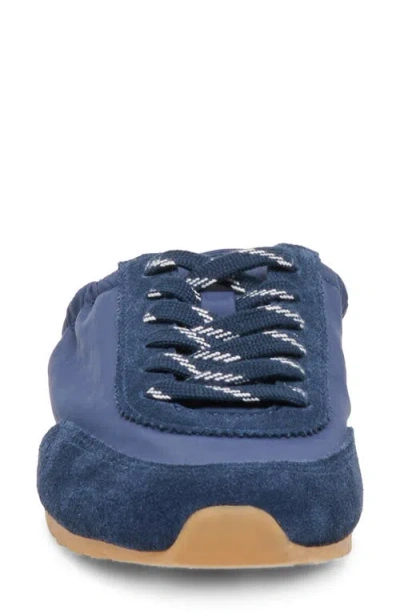 Dolce Vita Daris Mule Sneakers Navy Nylon In Blue