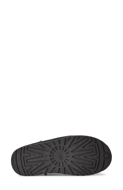 Ugg Slip-on Sabot Shoes With Rounded Toe And Matte Finish In Black