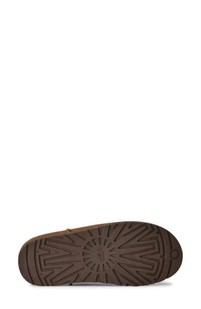 Ugg Suede Slip-on Clogs With Rounded Toe In Brown
