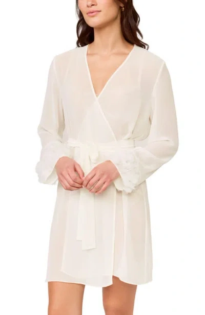 Rya Collection Haven Chiffon Robe In White