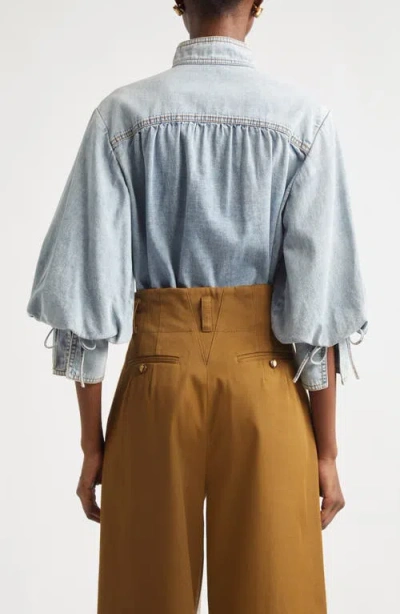 Zimmermann Kindred Spirit Denim Pullover Top In Multi