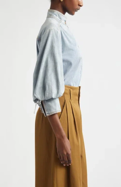 Zimmermann Kindred Spirit Denim Pullover Top In Multi