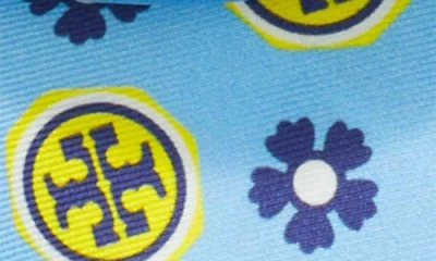 Tory Burch Silk Triangle Scarf In Blue