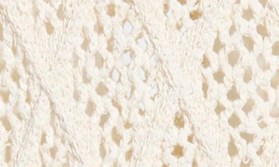 Elan Lace Side Slit Cover-up Maxi Skirt In White