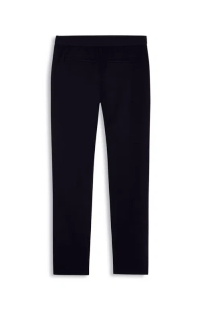 Bugatchi Soft Touch Pintuck Knit Pants In Black