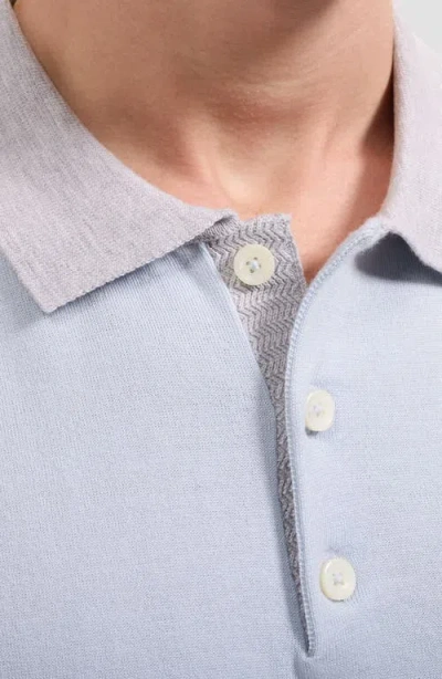 Bugatchi Cotton Blend Polo Sweater In Pattern