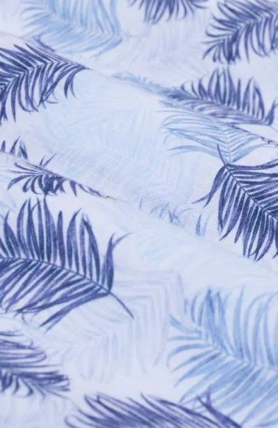 Bugatchi Orson Leaf Print Short Sleeve Button-up Shirt In Multi