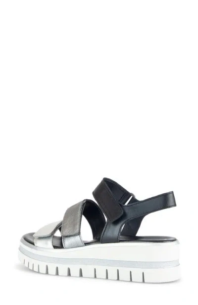 Gabor 84.620 Platform Wedge Sandal In Multi