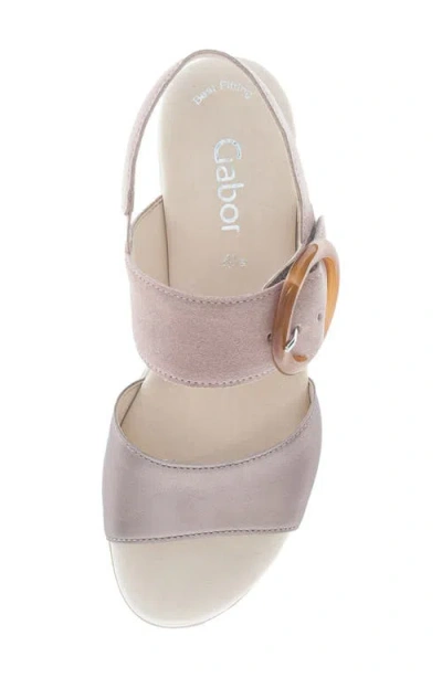 Gabor Quarter Strap Wedge Sandal In Multi