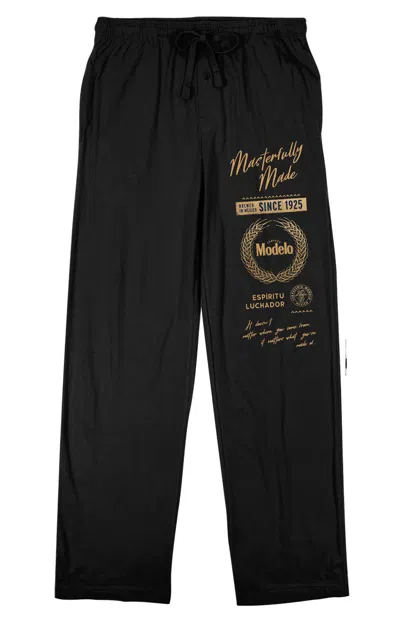 Pacsun Men's Modelo Logos & Slogans Lounge Sleep Sweatpants In Black ...