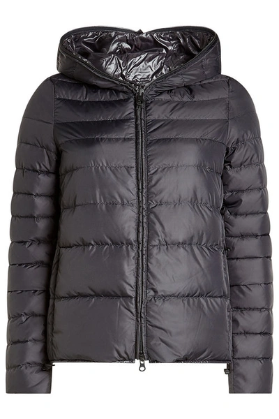 Duvetica Down Jacket With Hood In Black