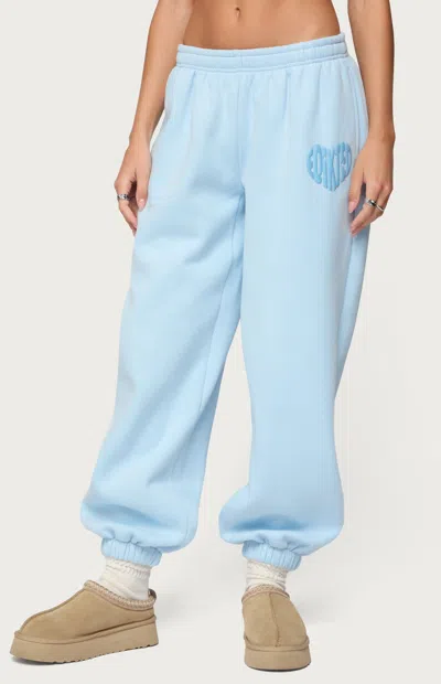 Edikted Sweatpants In Blue