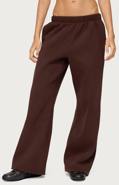 Edikted Sweatpants In Brown