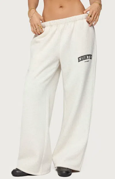 Edikted La Sweatpants In White