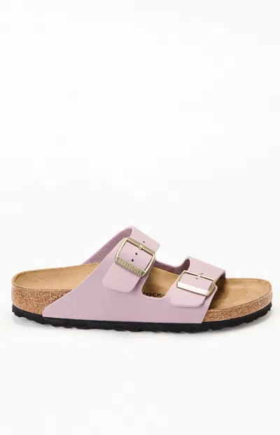 Birkenstock Round Toe Suede Sandals With Lateral Buckles In Pink