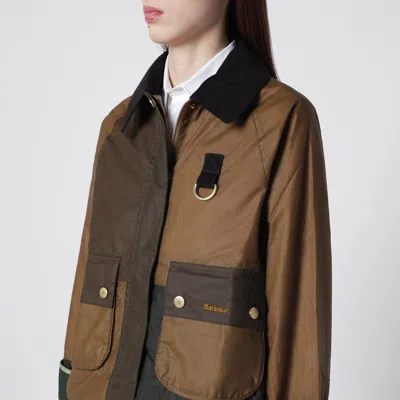 Barbour Herno Resort Down Jacket In Ultralight Nylon And Mesh In Brown