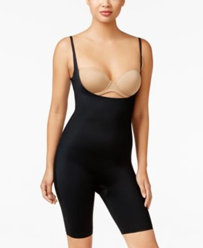 Shop Spanx Firm Control Wyob Two-timing Reversible Bodysuit 10048r In Very Black/mineral Taupe