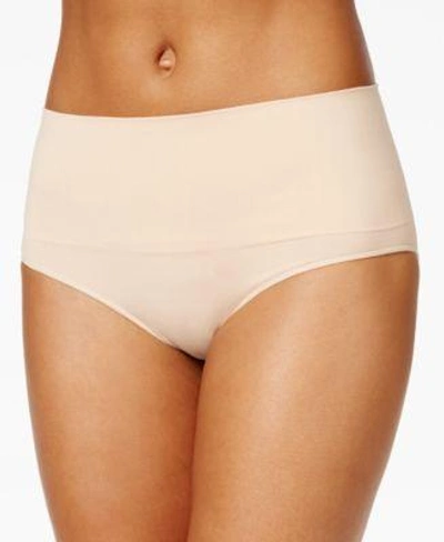 Shop Spanx Light Control Shaping Brief Ss0715 In Soft Nude