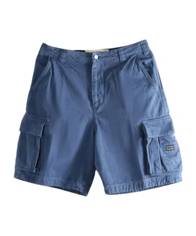 Erl Belt-loop Pocket Shorts In Blue
