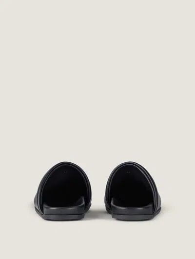 Givenchy Logo Patch Slippers In Black