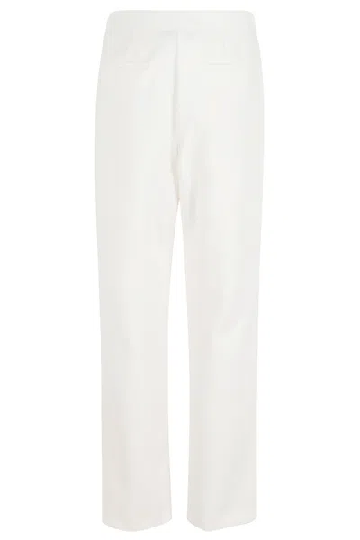 Max Mara Solid Color Casual Pants In Multi