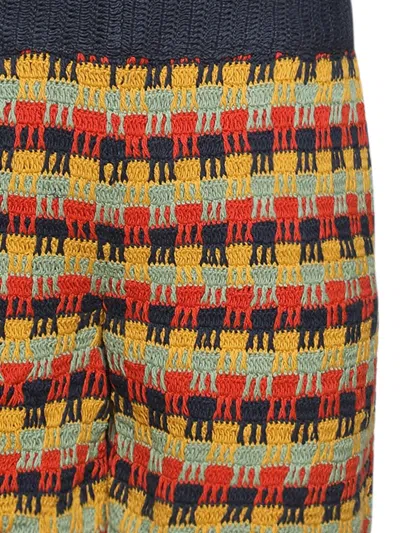 Baziszt Conondrum Multicoloured Patterned Shorts In Multi