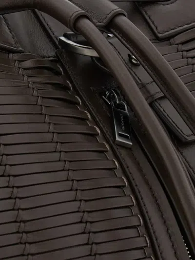 Ferragamo Sailor Backpack In Brown