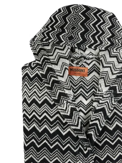 Missoni Zigzag Bathrobe In Multi
