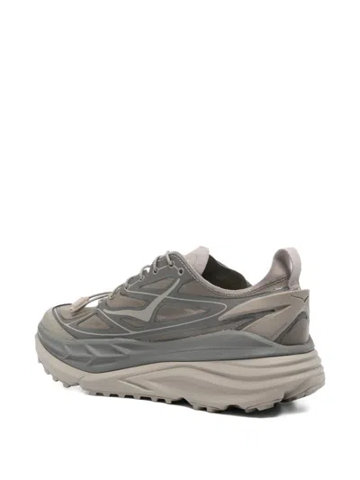 Hoka Stinson One7 Pull-tab Sneakers In Brown