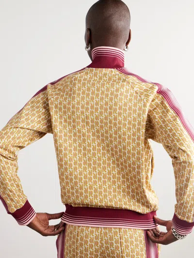 Rabanne Monogram-pattern Zip-up Jacket In Multi