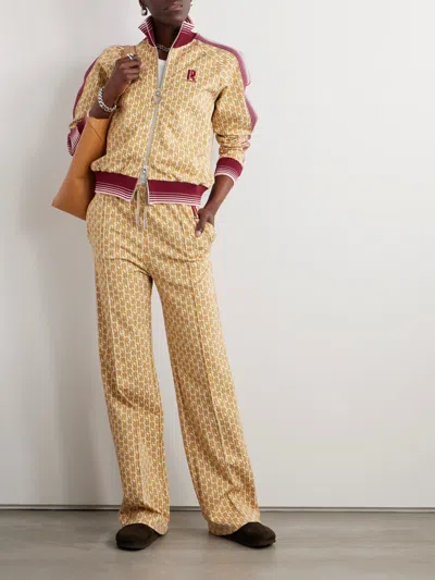 Rabanne Monogram-pattern Zip-up Jacket In Multi