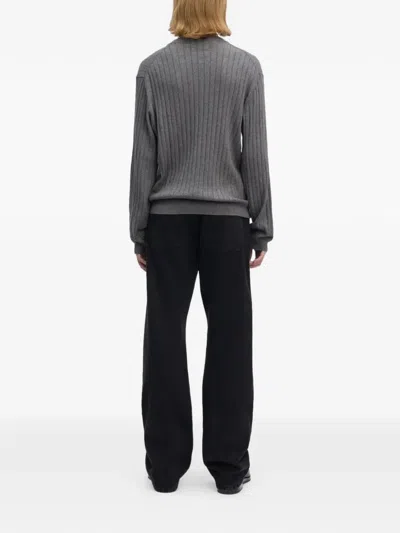 Another Aspect Ribbed V-neck Sweater In Pattern