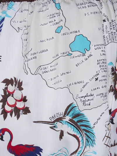 P.a.r.o.s.h Printed Elasticated Short In Multi