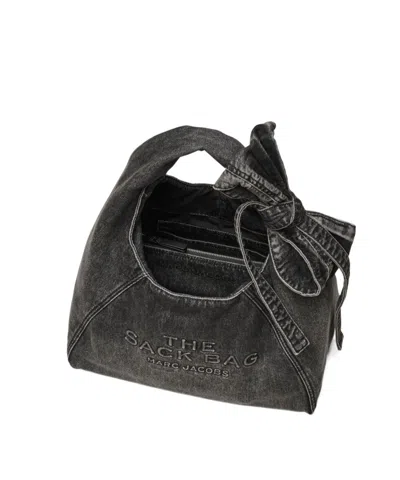 Marc Jacobs Black Bow Large Sack Bag In Black