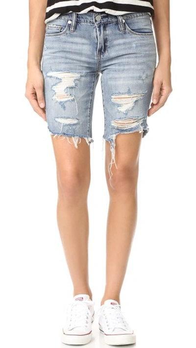 Blank Denim Distressed Shorts In Chills & Thrills