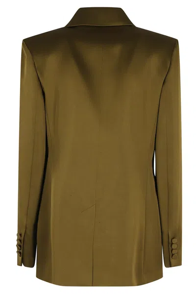 Max Mara Long-sleeved Suit Jacket In Multi