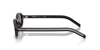 Prada Full Frame Sunglasses In Metallic