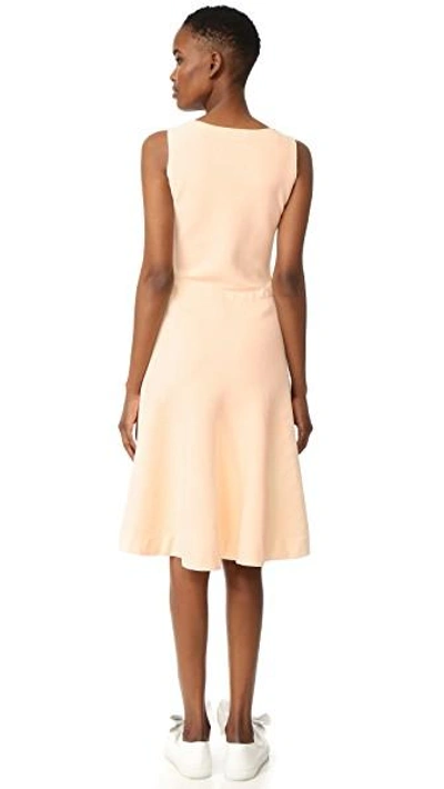 Shop Narciso Rodriguez Sleeveless Dress In Soft Blush