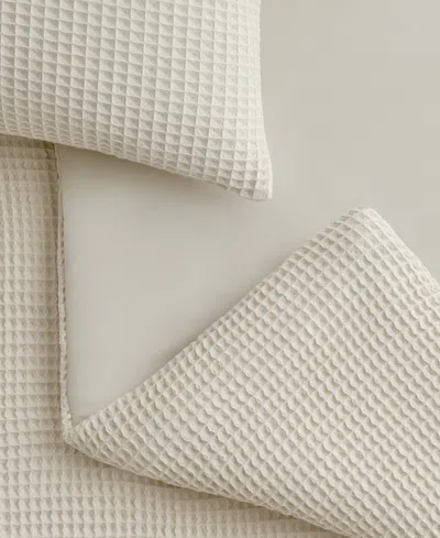 Ugg Kyla Waffle 3-pc. Comforter Set, Full/queen In Neutral