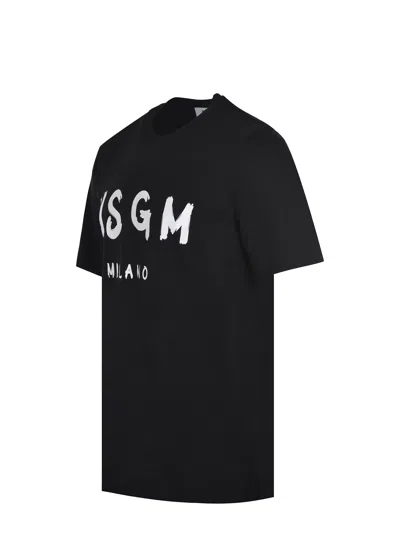 Msgm T-shirt  In Black