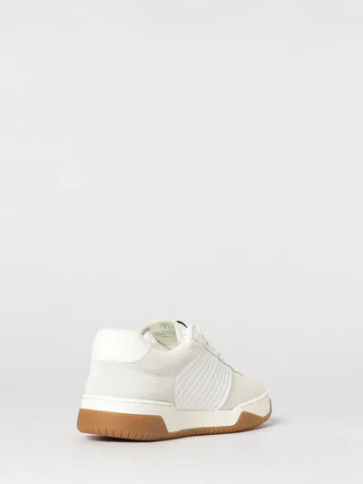 Valentino Garavani Signature Detail Ankle Padding Sneakers With Interchangeable Laces In White