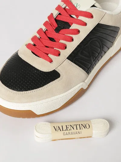 Valentino Garavani Sneakers Contrasting Panels Perforated Detailing Rubber Sole In Multi