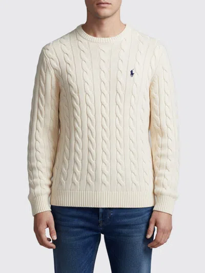 Polo Ralph Lauren Cable-knit Wool-cashmere Sweater In Andover Cream