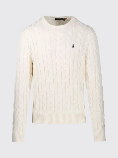 Polo Ralph Lauren Cable-knit Wool-cashmere Sweater In Andover Cream