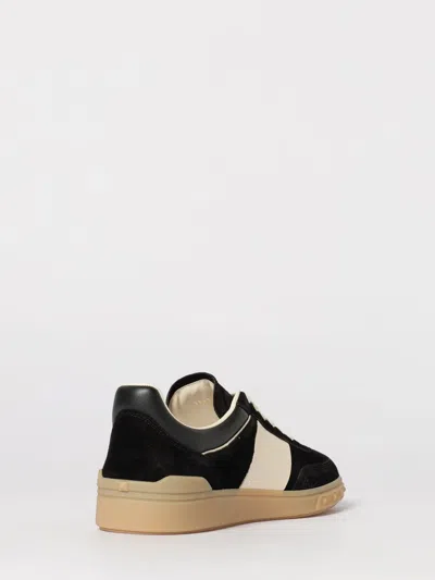 Valentino Upvillage Logo Sneakers Round Toe Rubber In Black